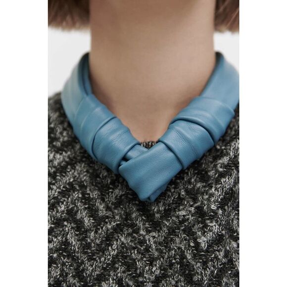 ZARA JACQUARD KNIT DRESS - Picture 5 of 7